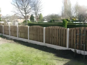 Concrete - Gravel Board Fence